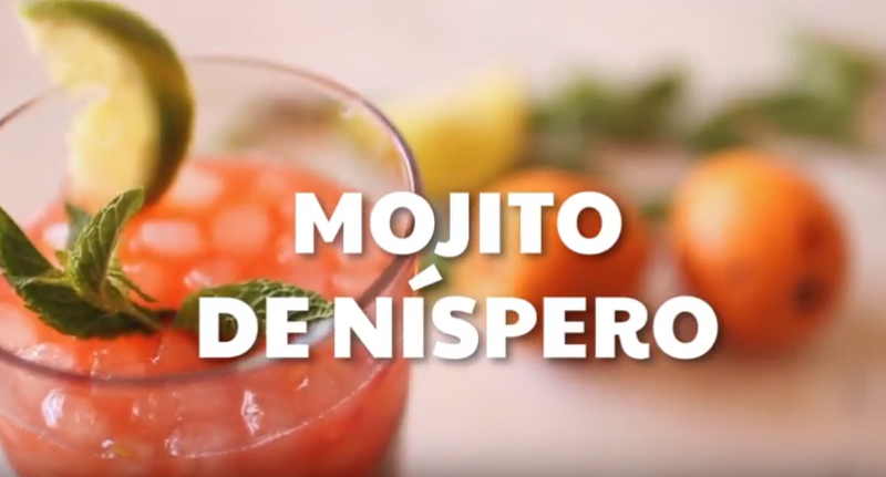 Mispel-Erdbeer-Mojito